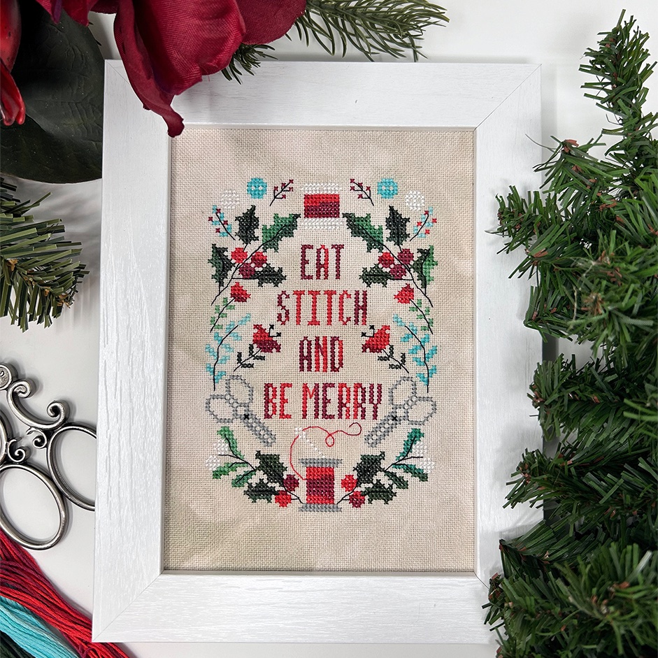 Eat, Stitch and Be Merry by Tiny Modernist
