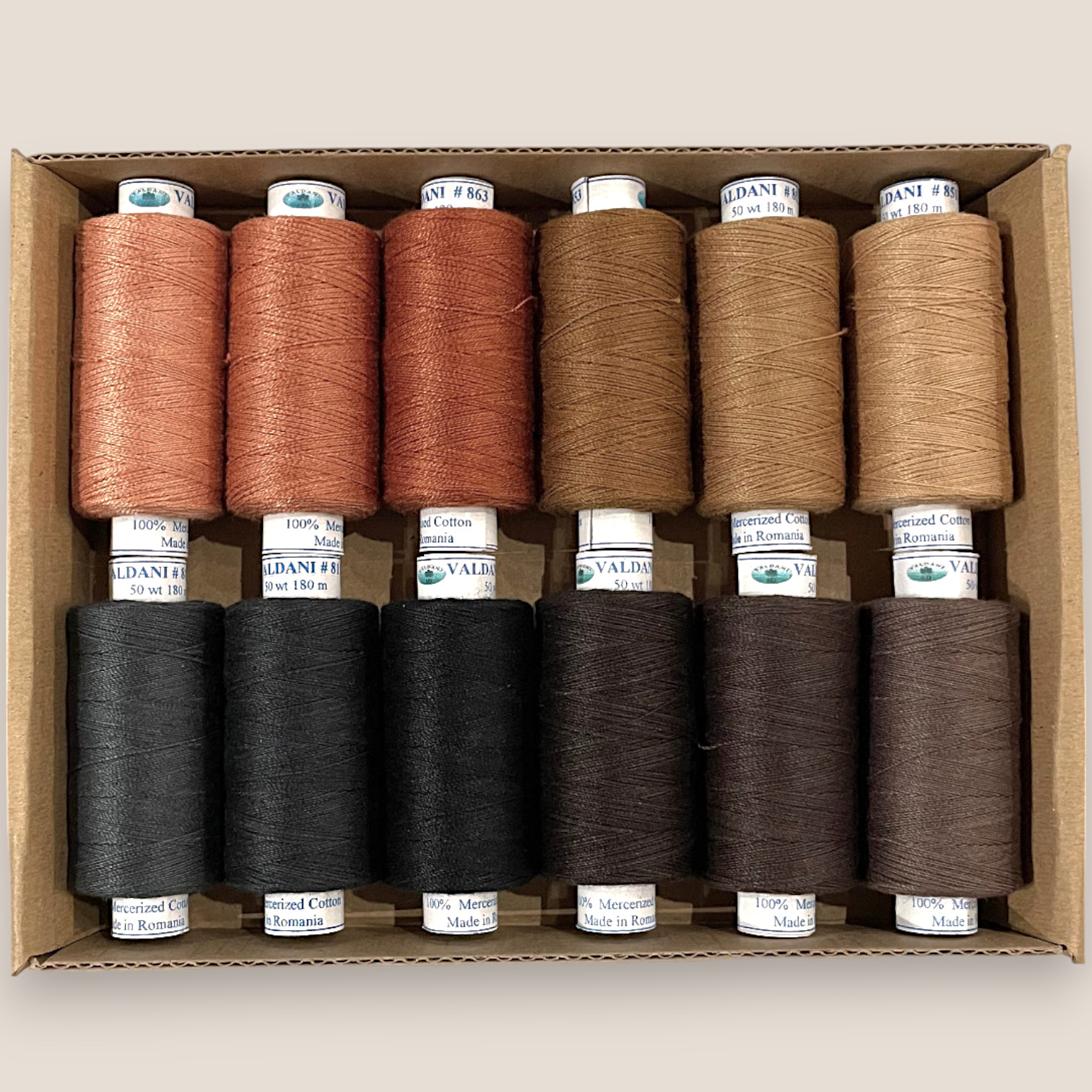 Hand-Dyed Dimensional Solids Spools