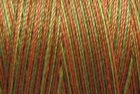 Copper Leaf - soft greens, copper, beige